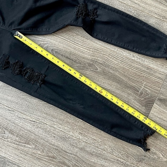 AMERICAN eagle hi-Rise next level stretch black jegging size 2 SHORT - Picture 14 of 16